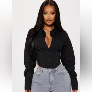 *NEW* Endless Talks Corset Shirt